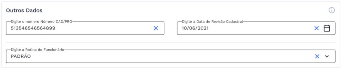 Grupo de outros dados