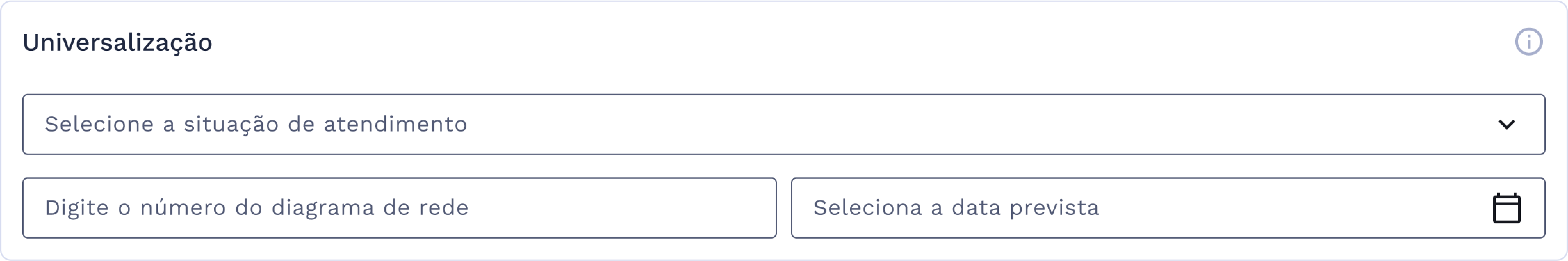 Grupo de campos: Universalização
